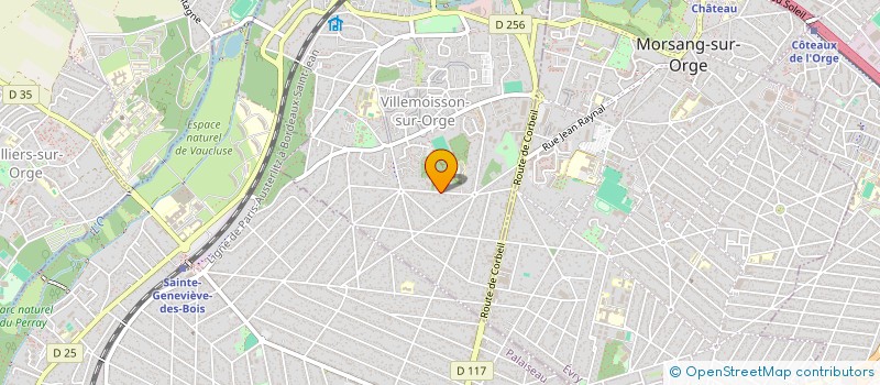 localisation de l'entreprise T.R.E.B. à VILLEMOISSON-SUR-ORGE