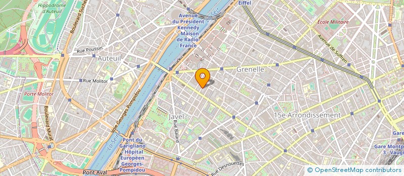 localisation de l'entreprise T.R.E.C.  PARIS