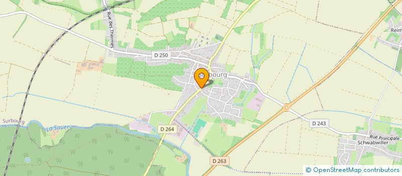 localisation de l'entreprise T.R' ENOV.  LAMPERTSLOCH