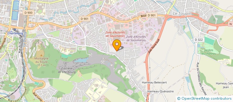 localisation de l'entreprise T&R IMMO  CHERBOURG-EN-COTENTIN