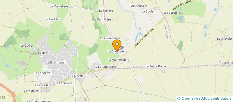 localisation de l'entreprise T.R'LOC  SAINTE-FOY