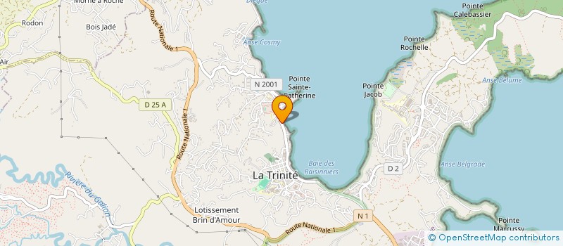 localisation de l'entreprise T & R LOCATION  LA TRINITE