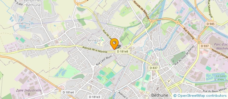 localisation de l'entreprise T.R.N  ANNEZIN