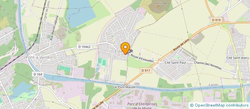 localisation de l'entreprise T.R.P.L.  ESTEVELLES