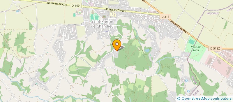 localisation de l'entreprise T.R.P.P.  SAINT-LAURENT-DE-MURE