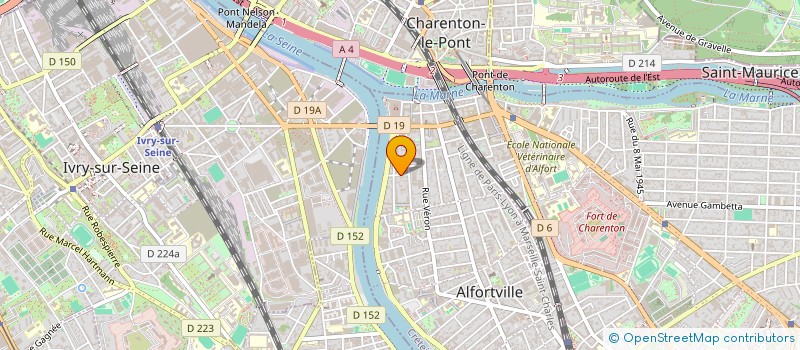 localisation de l'entreprise T.R.S à ALFORTVILLE