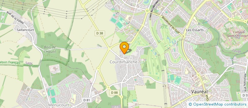 localisation de l'entreprise T.R.S  COURDIMANCHE