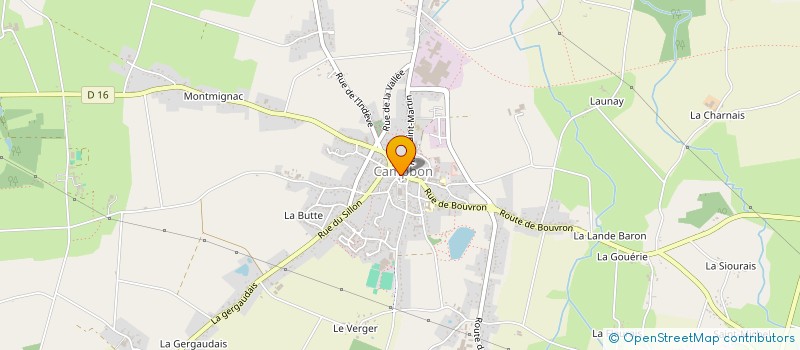 localisation de l'entreprise T.R.T.  CAMPBON