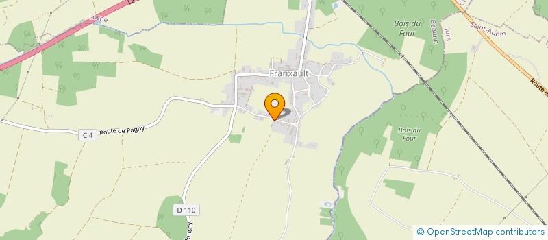 localisation de l'entreprise T. R. TRANSPORTS EXPRESS  FRANXAULT