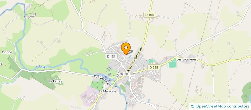 localisation de l'entreprise T.R.X.  SAINT-GERMAIN-D'ANXURE