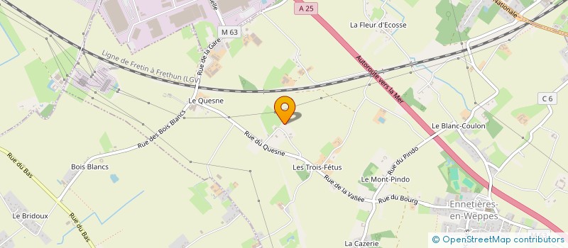 localisation de l'entreprise T.RENO  ENNETIERES-EN-WEPPES