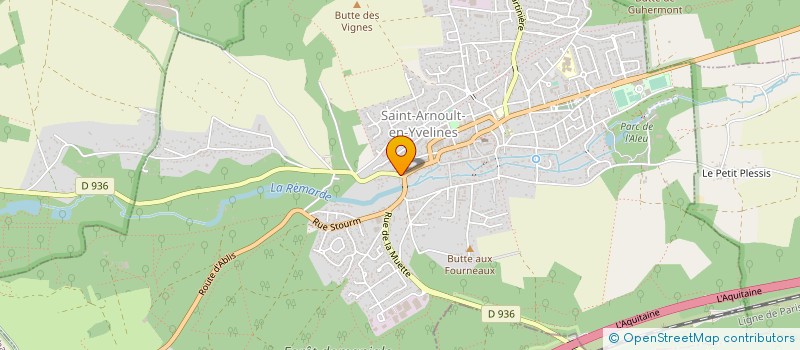 localisation de l'entreprise T-REX FRANCE à SAINT-ARNOULT-EN-YVELINES