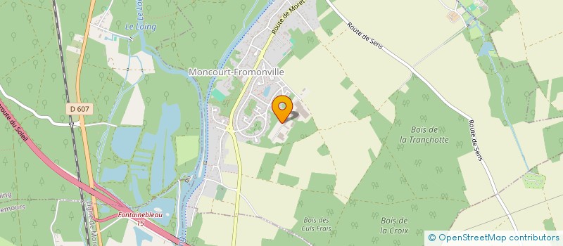 localisation de l'entreprise T.ROTURIER  MONCOURT-FROMONVILLE