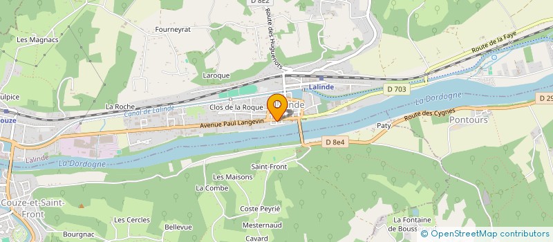 localisation de l'entreprise T&S  LALINDE