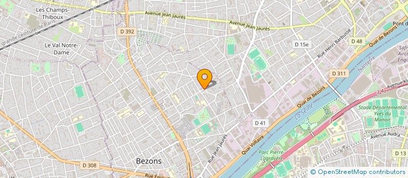 localisation de l'entreprise T.S.A BEZONS / TOUS SINGULIERS ET ADMIRABLES à BEZONS