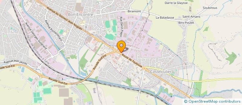 localisation de l'entreprise T.S.A.I.SUD OUEST à CASTELCULIER