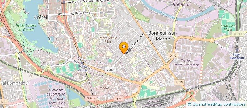 localisation de l'entreprise T.S.B BATIMENT à BONNEUIL-SUR-MARNE