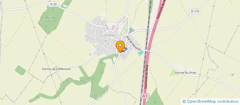 localisation de l'entreprise T.S.C.  COMBLES