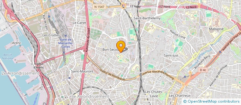 localisation de l'entreprise T.S.E 13 à MARSEILLE