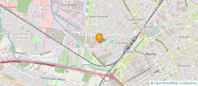 localisation de l'entreprise T.S.E. MACONNERIE GENERALE  REIMS
