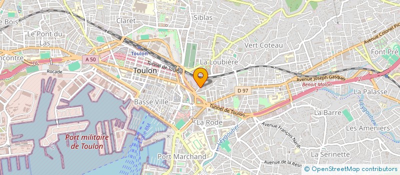 localisation de l'entreprise T.S.E. - SERVICES à TOULON