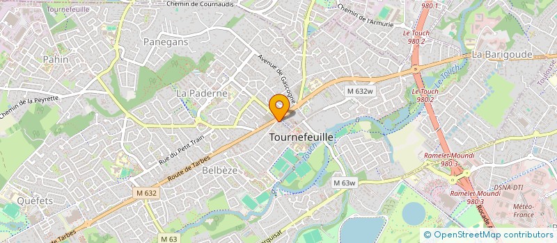 localisation de l'entreprise T.S.E TRANSPORT-SERVICES-ENTREPOTS à TOURNEFEUILLE