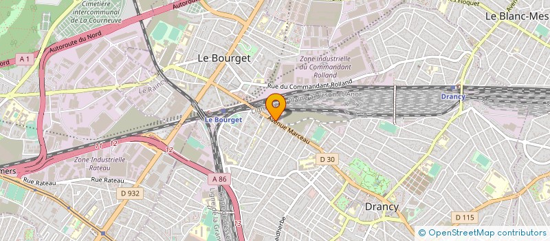localisation de l'entreprise T & S EXPRESS à DRANCY