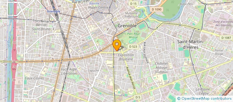 localisation de l'entreprise T S F à GRENOBLE