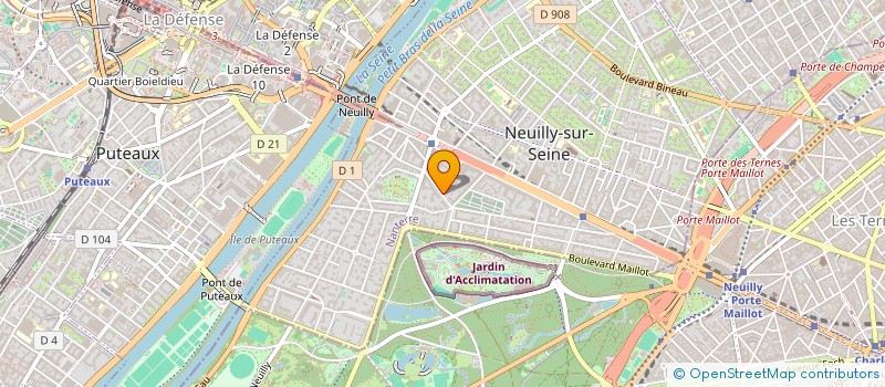 localisation de l'entreprise T S F FILMS à NEUILLY-SUR-SEINE