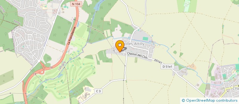 localisation de l'entreprise T&S GROUP  FEROLLES-ATTILLY