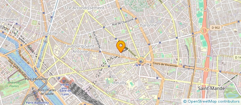 localisation de l'entreprise T S H  PARIS