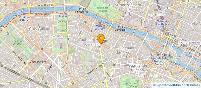 localisation de l'entreprise T.S.I  PARIS