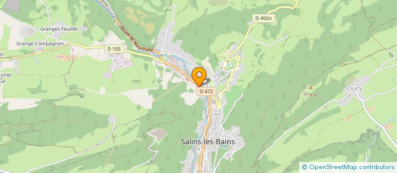 localisation de l'entreprise T.S. IMMOBILIER  SALINS-LES-BAINS