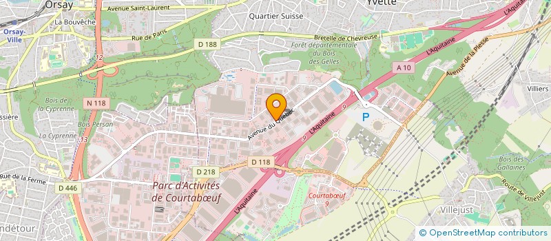 localisation de l'entreprise T&S IT  VILLEBON-SUR-YVETTE