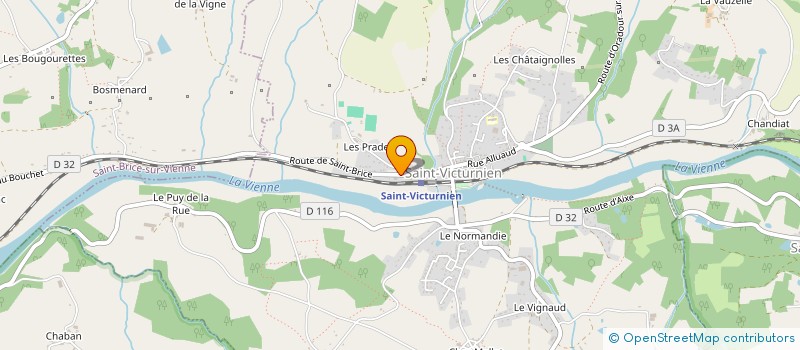 localisation de l'entreprise T.S.L.R. à SAINT-VICTURNIEN
