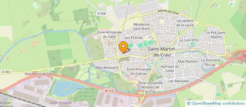 localisation de l'entreprise T.S.M.13 à SAINT-MARTIN-DE-CRAU