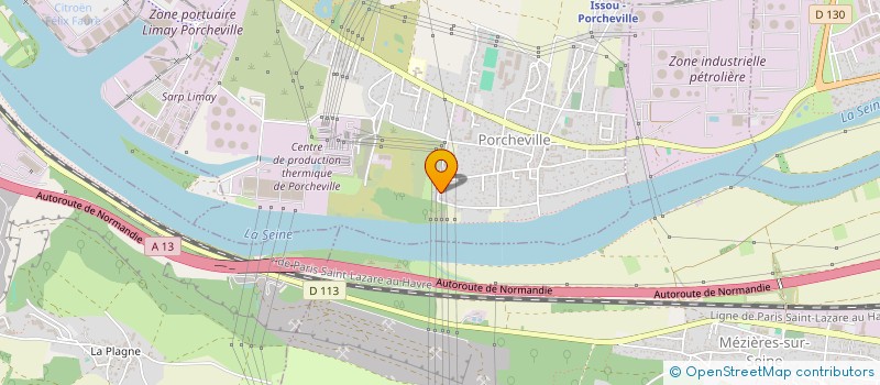 localisation de l'entreprise T S M  PORCHEVILLE