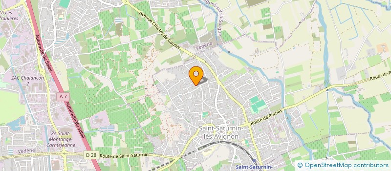 localisation de l'entreprise T.S.M  SAINT-SATURNIN-LES-AVIGNON