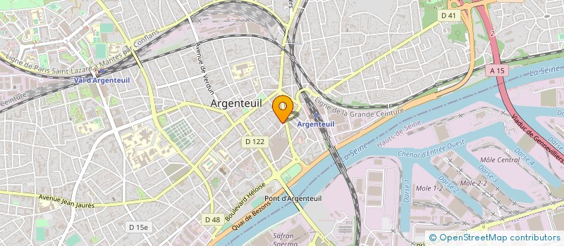 localisation de l'entreprise T.S.M. 55  ARGENTEUIL