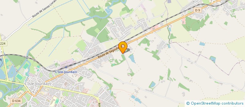 localisation de l'entreprise T S M FACADES  L'ISLE-JOURDAIN