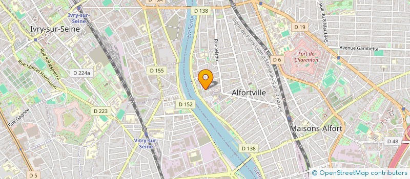 localisation de l'entreprise T.S.N.A à ALFORTVILLE