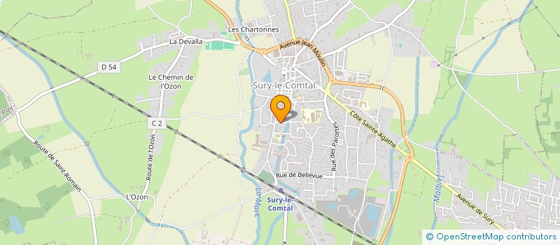 localisation de l'entreprise T.S PAS CHER  SURY-LE-COMTAL