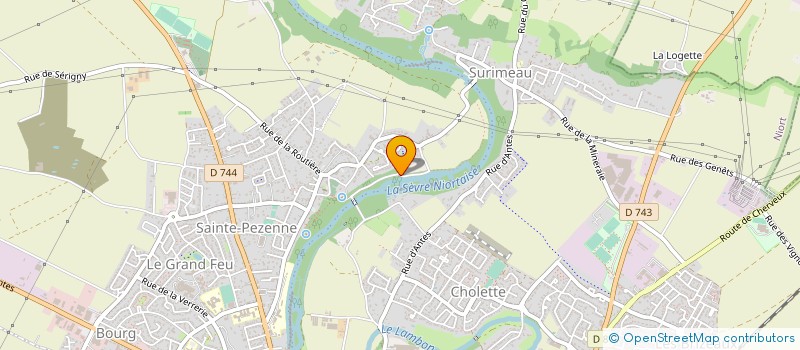 localisation de l'entreprise T.S.PLUS à NIORT
