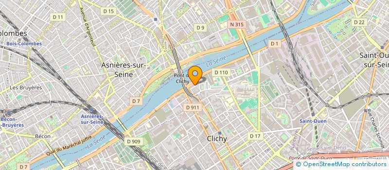 localisation de l'entreprise T-S-R à CLICHY