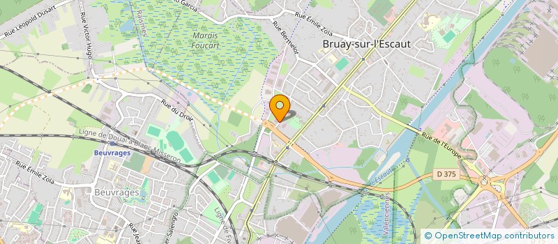 localisation de l'entreprise T.S.R. FORMATION  SAINT-SAULVE