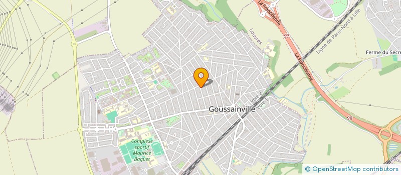 localisation de l'entreprise T.S RENOV à GOUSSAINVILLE