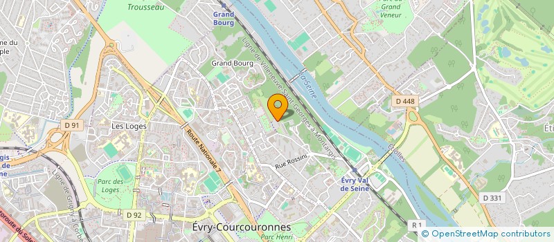 localisation de l'entreprise T.S.S  EVRY-COURCOURONNES
