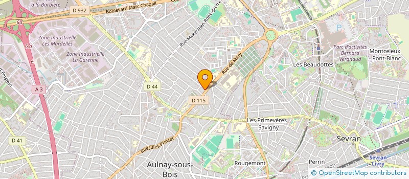 localisation de l'entreprise T.S.S.I à AULNAY SOUS BOIS