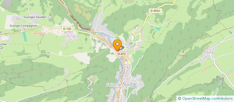 localisation de l'entreprise T.S. SALINOIS à SALINS-LES-BAINS