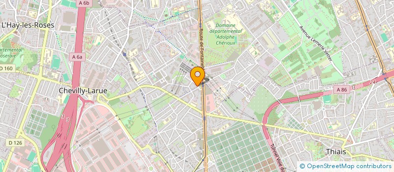 localisation de l'entreprise T S SUPERMARCHE  CHEVILLY LARUE